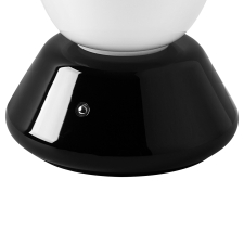 настольная лампа диммируемая 10w 3000k матовый/черный uovo iii lightstar 807917